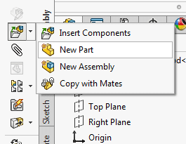 solidworks new virtual part