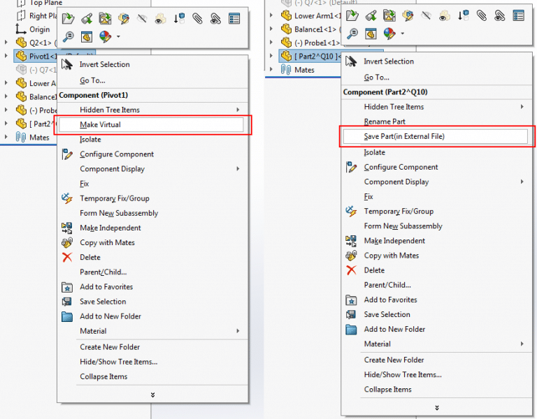 How to use virtual parts (and when to avoid them) SOLIDWORKS