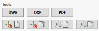 Export drawing to pdf dxf macro
