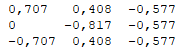 isometric view transformation matrix