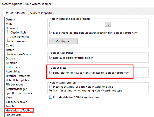 lock rotation Toolbox